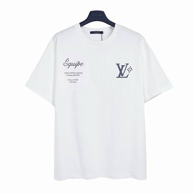 Louis Vuitton Lv Pharrell employee printed short-sleeved T-shirt High-density el