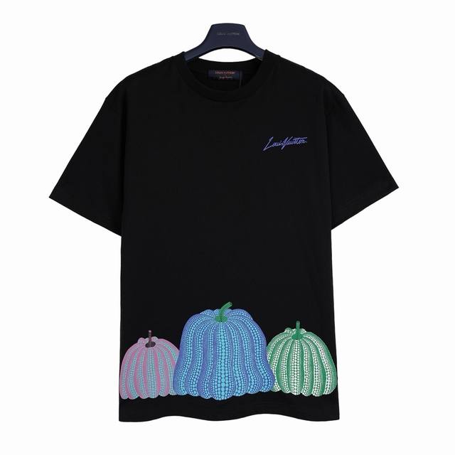 Louis Vuitton Lv Yayoi Kusama co-branded pumpkin print short-sleeved T-shirt Cus