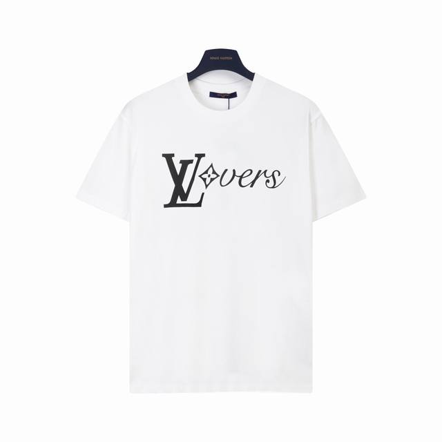 Louis Vuitton Lv castle print short-sleeved T-shirt is printed with high-density