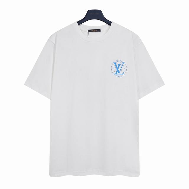 Louis Vuitton Lv 25Ss show earth staff uniform short-sleeved T-shirt uses high-d