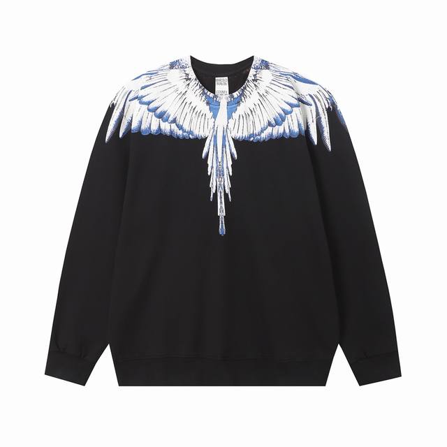 Marcelo Bron high quality Mb new blue sky and white cloud feather wings round ne