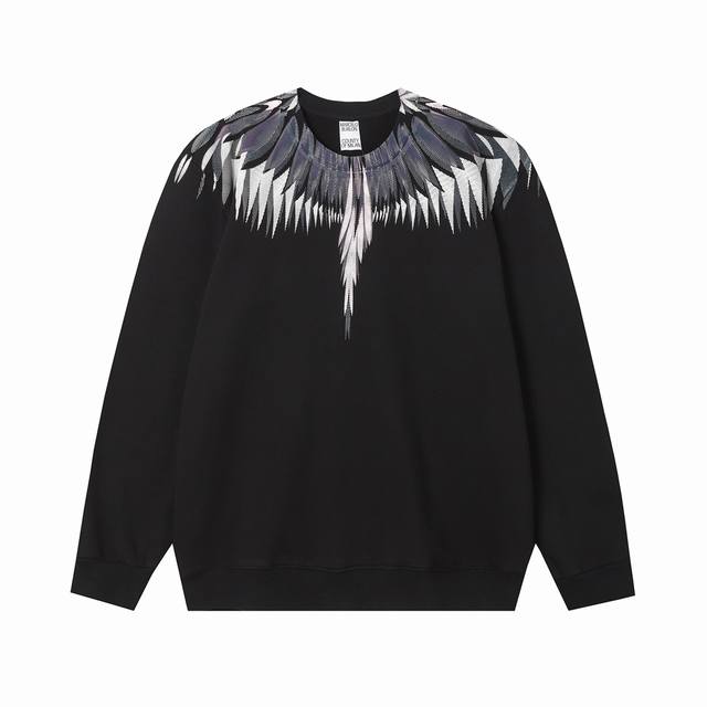 Marcelo Bron high quality Mb new purple pointed feather wings printed cotton rou