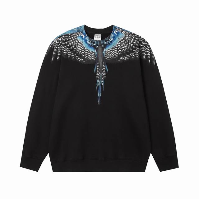 Marcelo Bron high quality Mb new style wings blue parrot feather pure cotton pul