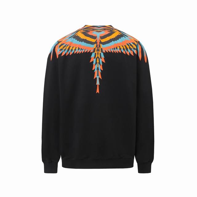Marcelo Bron high quality Mb autumn and winter wear colorful sci-fi diamond wing