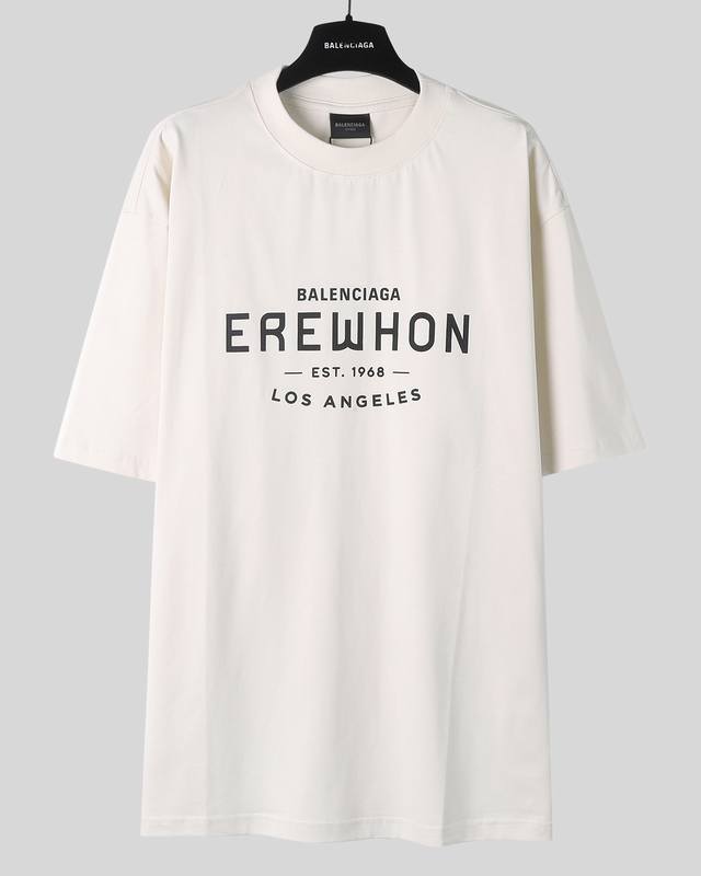 Balenciaga 25Ss The highest version on the market Est1917 T-shirt Original devel
