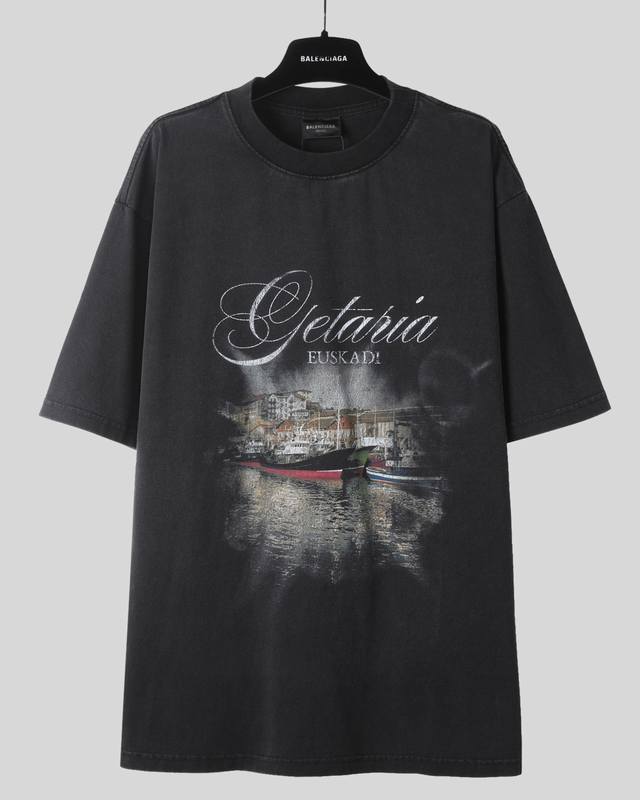 Balenciaga Ss25 The highest version on the market Getaria Town Short Sleeve Orig