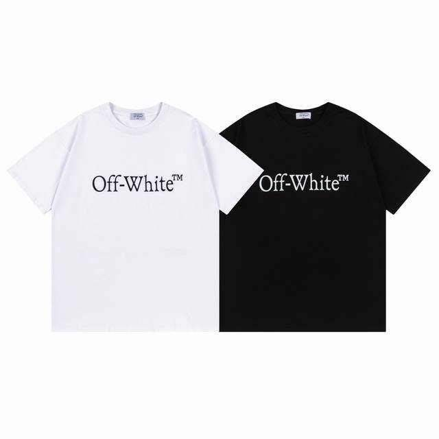 9058#, Off White new loose fit short-sleeved T-shirt Size: SML Xl Color: Black W