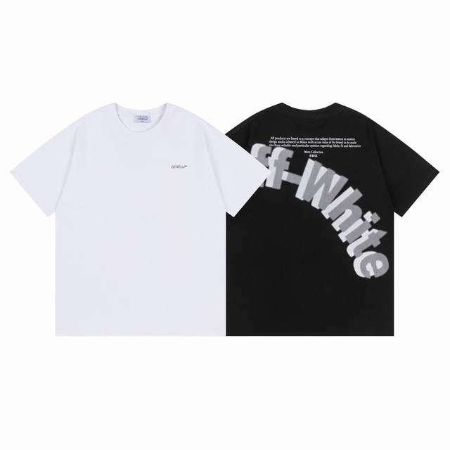 9026#, Off White new loose fit short-sleeved T-shirt Size: SML Xl Color: White B