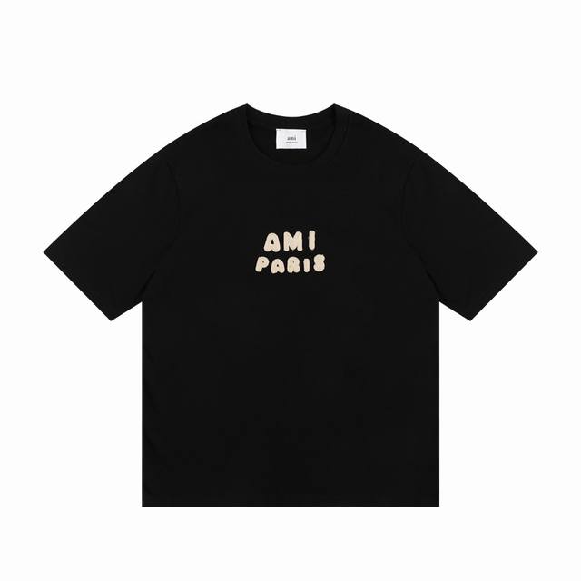 Style 123 Four colors Ami2025 Spring and Summer New T-shirt Short Sleeve The pro