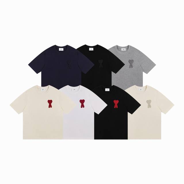 Style No. 122 Seven colors Ami2025 Spring and Summer New T-shirt Short Sleeve Th