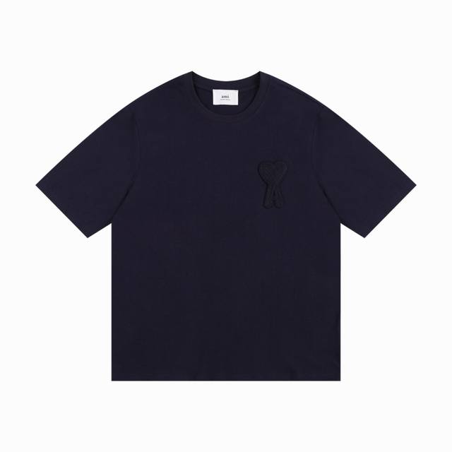 Style 122 Ami2025 Spring and Summer New T-shirt Short Sleeve The production proc
