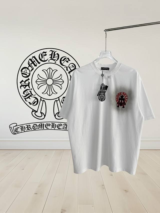High version] Chrome Hearts SS25 cross patch embroidery original American acid-w