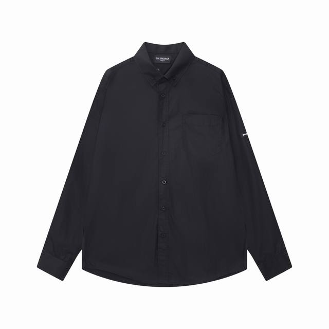 Balenciaga Ss new letter sleeve shirt, this shirt reinterprets the traditional s