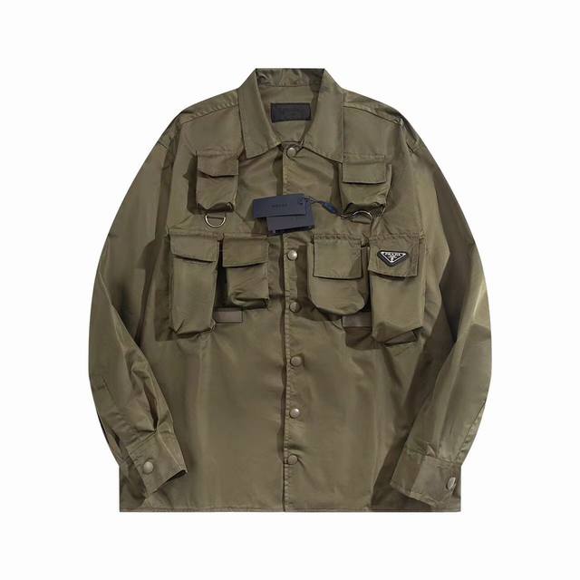 Prad* 24Ss work nylon jacket made from iconic innovative recycled nylon Re-Nylon