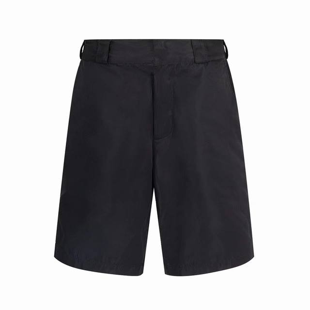 Prada25Ss new inverted triangle metal triangle logo work shorts latest style hig