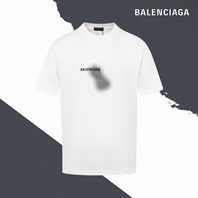 Style No. Sl183 Balenciaga Paris Graffiti Inkjet Sanskrit Letters Printed Round