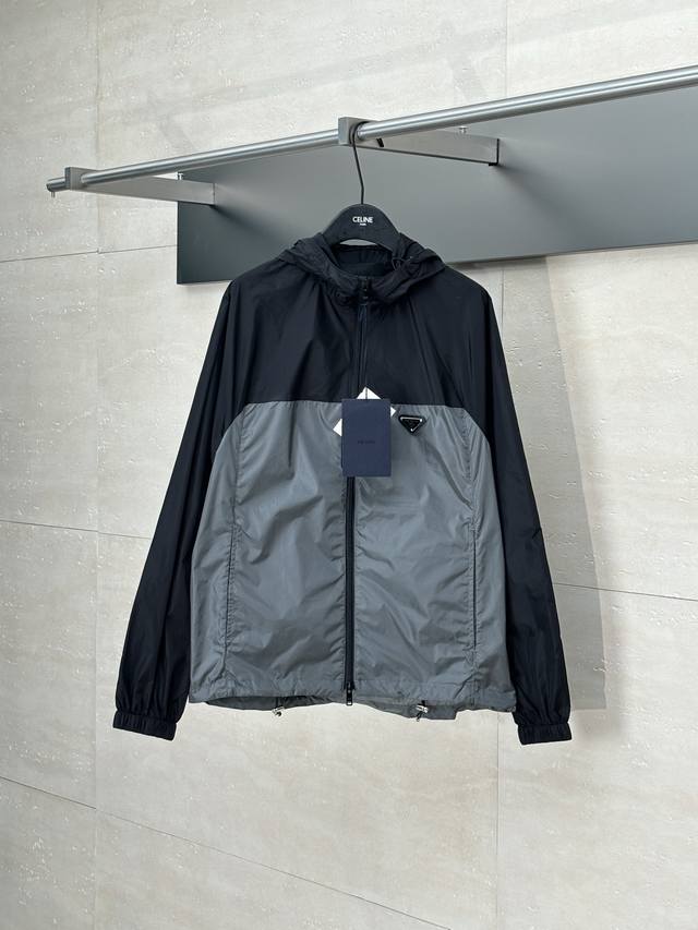 Prad* Prada 25Fw Lightweight Triangle Logo Jacket Originally purchased for 12,90