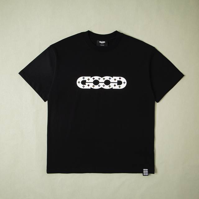 Pure original matching Goodbrand Diamonds hollow logo diamond short sleeves Pure