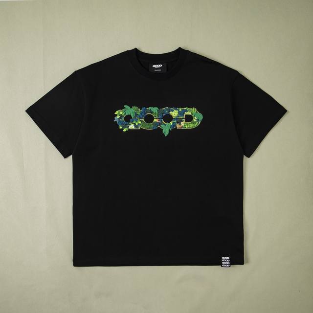 Pure original matching Goodbrand 2025Ss three-dimensional green plant embroidery