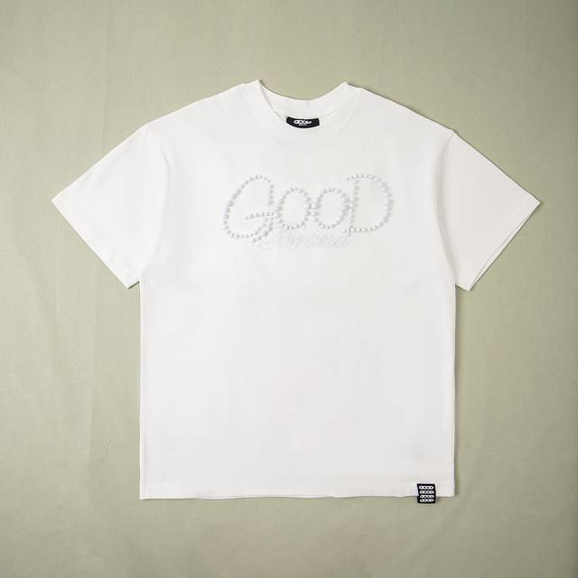Pure original matching Goodbrand 2025Ss Good solid color pearl Logo light luxury