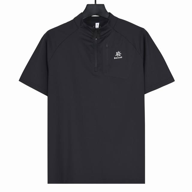 top original Kailas Kailas half zip quick-drying short sleeves pure original ver