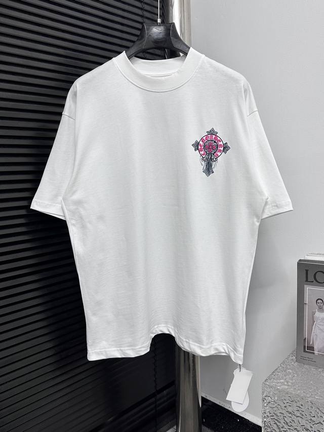 Chromehearts 25Ss printed round neck Original fabric official short-sleeved T-sh