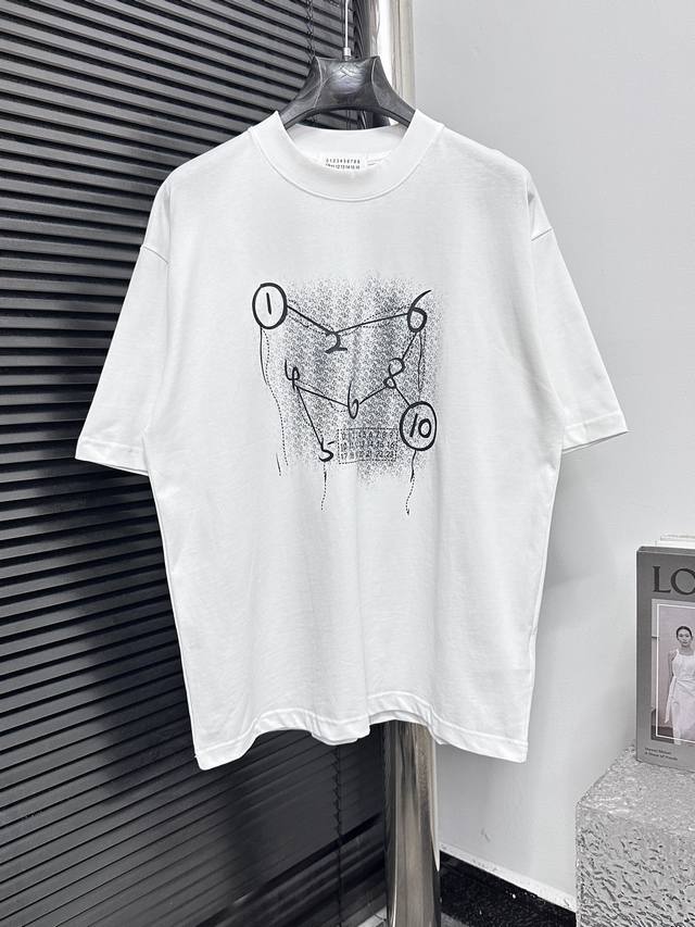 Maison Margiela 25Ss new letter T-shirt Logo logo exquisite upgrade, original fa