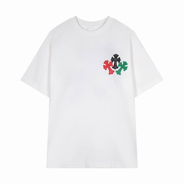 high version Chrome Hearts CH 2025 spring and summer new patch embroidered leath