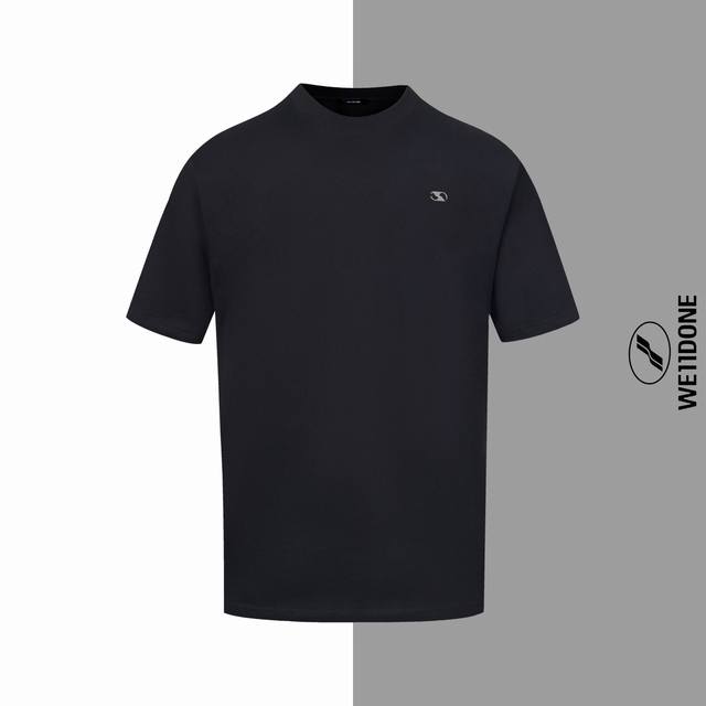 Style #Z216 We classic steel label round neck short sleeves Welldone official we