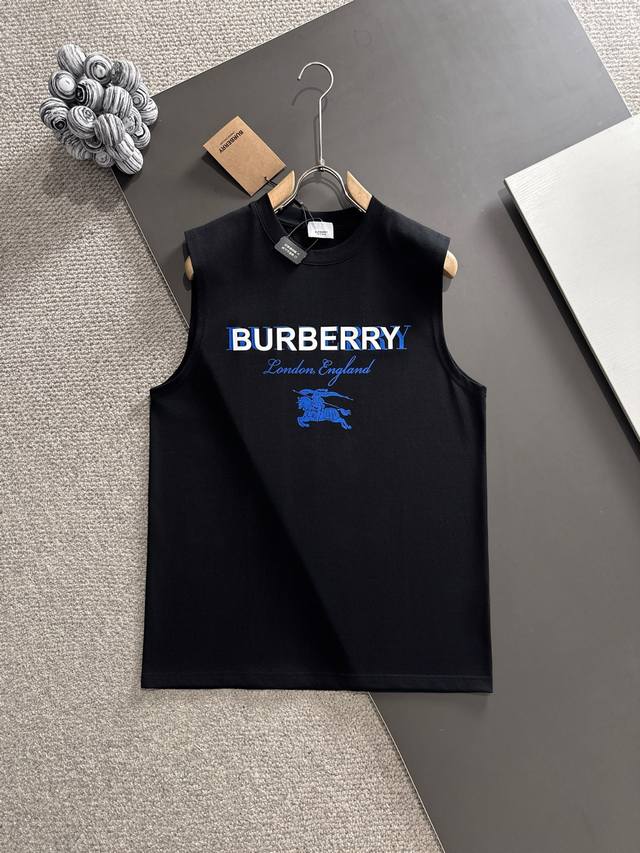 Burberry* Market exclusive quality hot item 2025 summer vest new arrival Origina