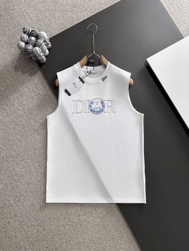 Dior* Exclusive quality item in the market 2025 summer vest new arrival Original