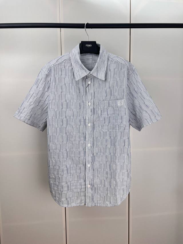 Loewe wave striped short-sleeved shirt SML Xl