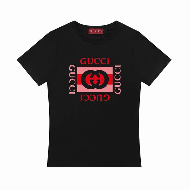 Women's Gucci 2025 new four-G logo straight shoulder waist slim fit women's shor