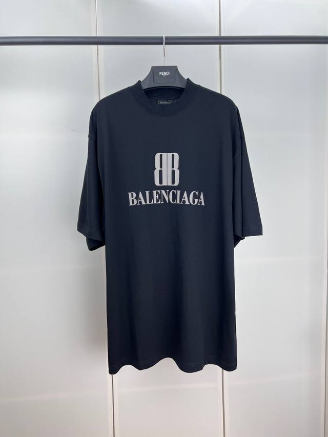 Balenciaga Paris Bb print short sleeves Xs SML