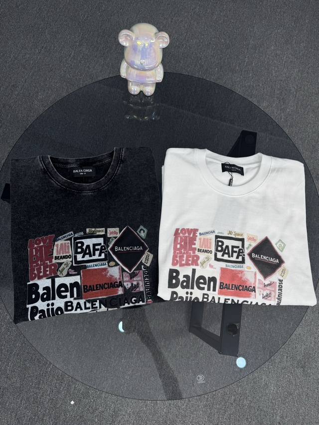 Top version difference currency 25Ss Paris spring and summer new short sleeve A