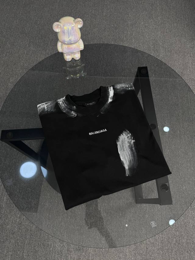 top version difference currency 25Ssbalenciaga new style washed, distressed, pai
