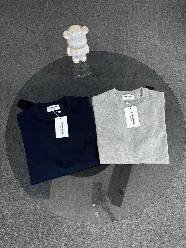 Top version difference currency 25Ss Tb Thom Browne four-bar knitted short-sleev