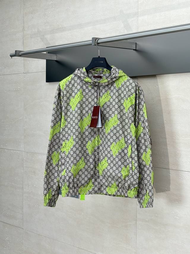 Gucci* Gucci 25Fw new full-print logo jacquard jacket In the 2025 early autumn s