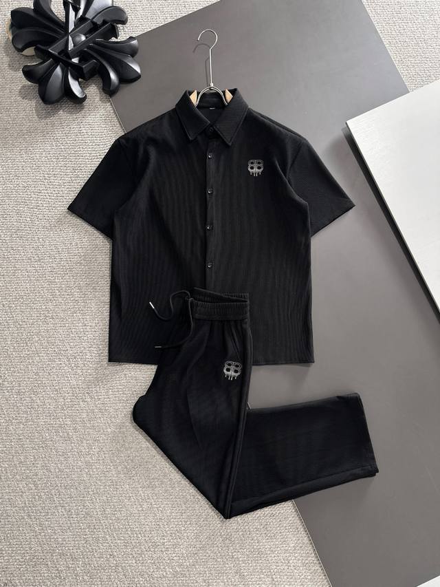 Balenciaga high-quality 2025 spring and summer new casual heavy-duty trousers su
