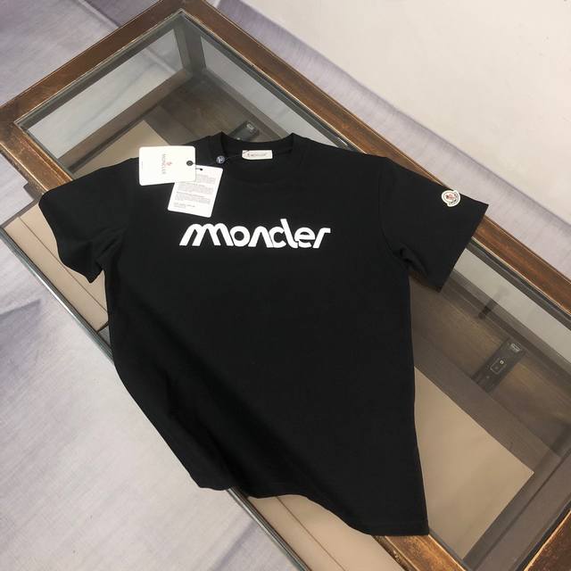 Mon*Cler 2025 latest couple style brand logo printed pattern round neck short sl