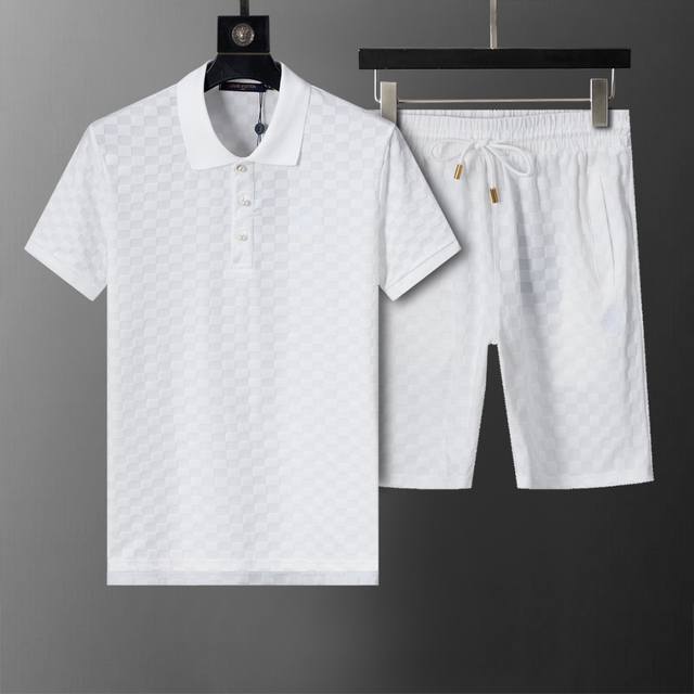 New spring and summer lapel short suit on the official website, checkerboard jac