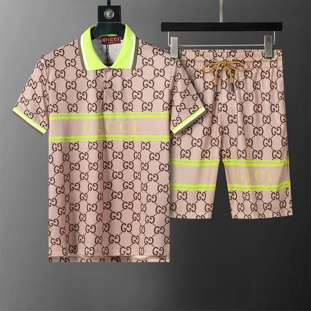 Spring and summer official website synchronized new lapel short suit, Gg high-de