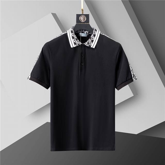 Spring and summer new T-shirt. Early spring new men's round neck classic logo sh
