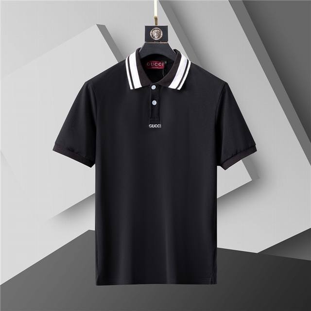 Spring and summer new T-shirt. Early spring new men's round neck classic logo sh