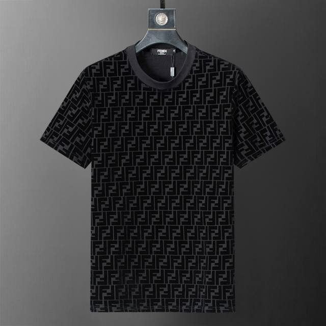 2025 Spring and Summer official website synchronized new T-shirt, full body Ff f
