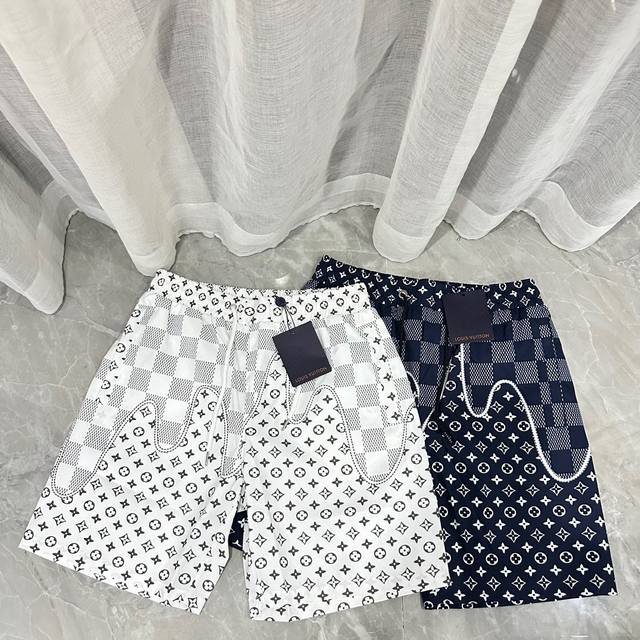 Restocked all year round Louis Vuitton's new summer beach pants Lv classic print