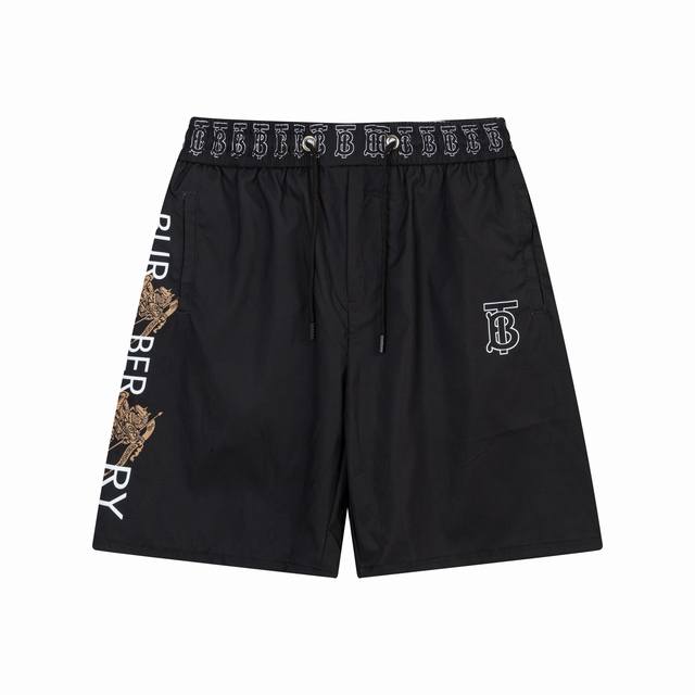 Burberry 2025 latest shorts beach pants beach travel essential high-end custom o