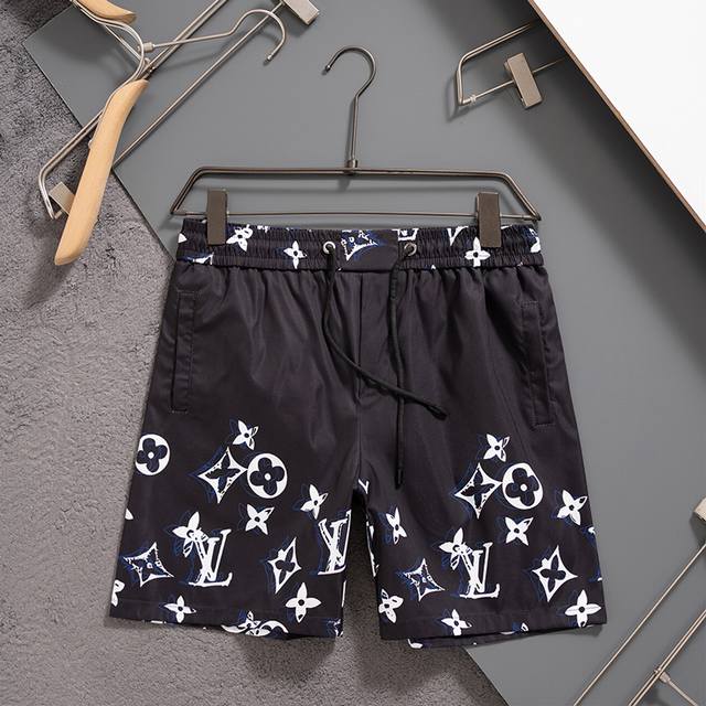 Lv Louis Vuitton 2025 latest shorts beach pants beach travel essential high-end