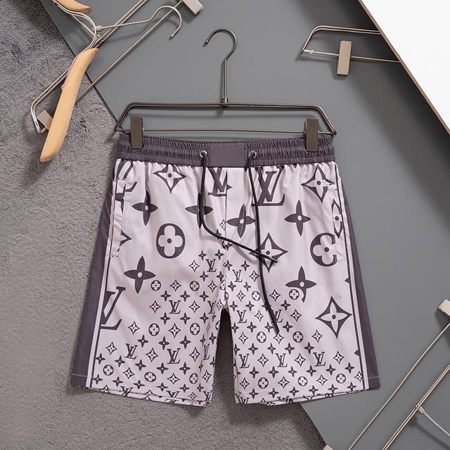 Lv Louis Vuitton 2025 latest shorts beach pants beach travel essential high-end