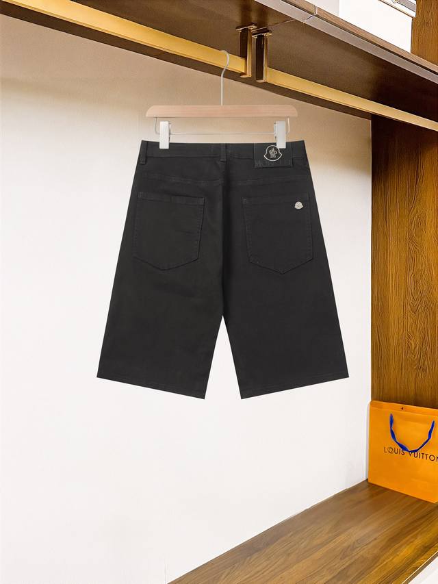 Moncler 2025Ss new summer original high-end hot-selling denim shorts super custo